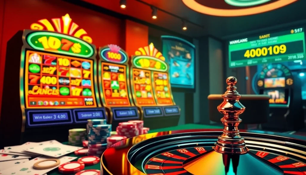 Experience thrilling gameplay at slot online Naga169 with exciting slot machines and vibrant casino elements.
