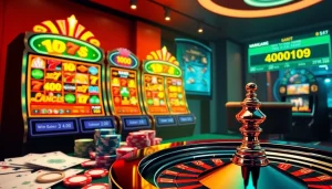 Experience thrilling gameplay at slot online Naga169 with exciting slot machines and vibrant casino elements.