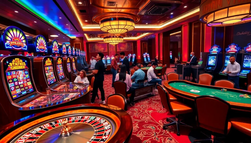 Rasakan permainan yang mendebarkan dengan situs deposit 5k di meja kasino mewah dan mesin slot.