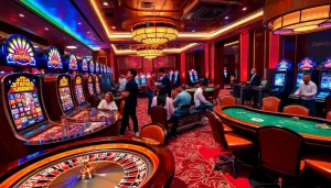 Rasakan permainan yang mendebarkan dengan situs deposit 5k di meja kasino mewah dan mesin slot.