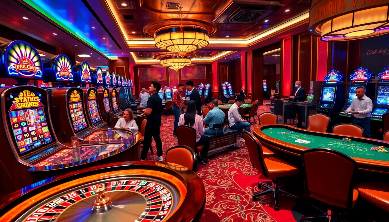 Rasakan permainan yang mendebarkan dengan situs deposit 5k di meja kasino mewah dan mesin slot.