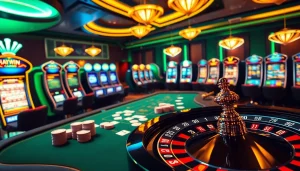Experience the excitement of Haywin's luxury casino gaming with roulette and poker.