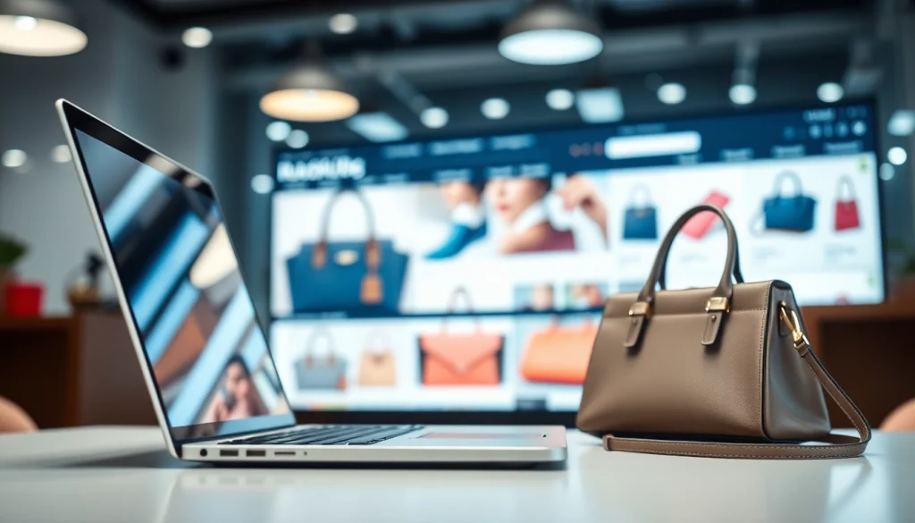 레플리카 사이트에서 다양한 제품을 보여주는 온라인 쇼핑 장면