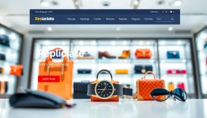 레플리카사이트에서 제공하는 다채로운 제품을 강조하는 디지털 쇼핑 환경