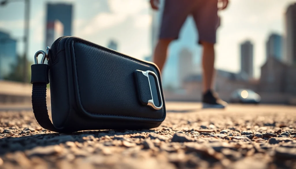 Entdecken Sie die abschließbare Handytasche mit einzigartigen Funktionen für sicheren Schutz.