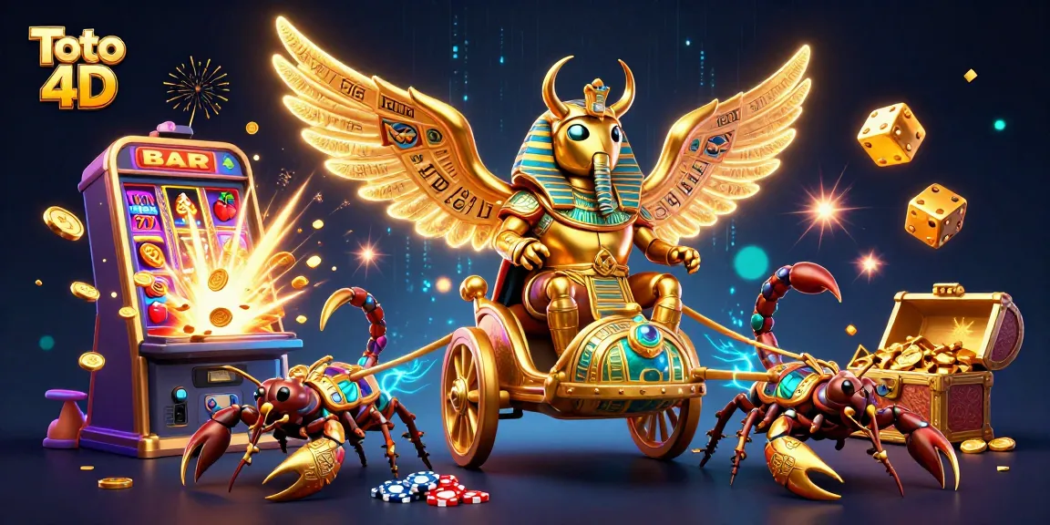 Experience thrilling action at Toto 4D casino with dynamic characters and magical game elements.